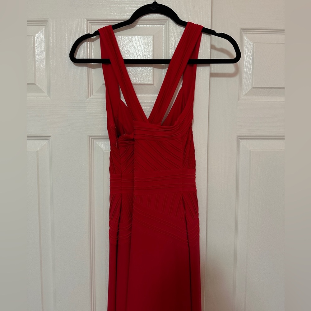 Calvin Klein Red Maxi Dress Size 6 - Picture 5 of 7